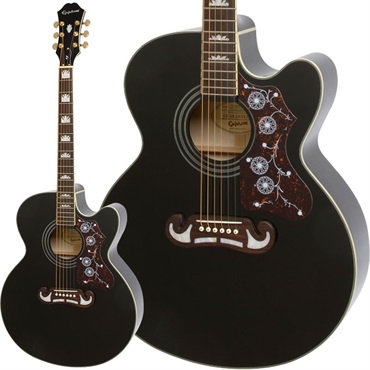 【夏のボーナスセール】【数量限定エピフォン・アクセサリーパック・プレゼント】 J-200EC Studio (Black) エピフォン