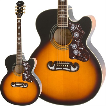 【夏先取り大特価セール】【数量限定エピフォン・アクセサリーパック・プレゼント】 J-200EC Studio (Vintage Sunburst)