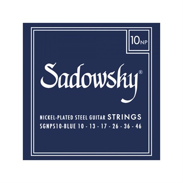Blue Label Guitar String Set， Nickel Plated Steel - 010-046