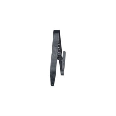 PERRI'S 2.5 BASEBALL LEATHER GUITAR STRAP - BLACK[SP25S-7048]