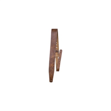 2.5 BASEBALL LEATHER GUITAR STRAP - TAN[SP25S-7049]