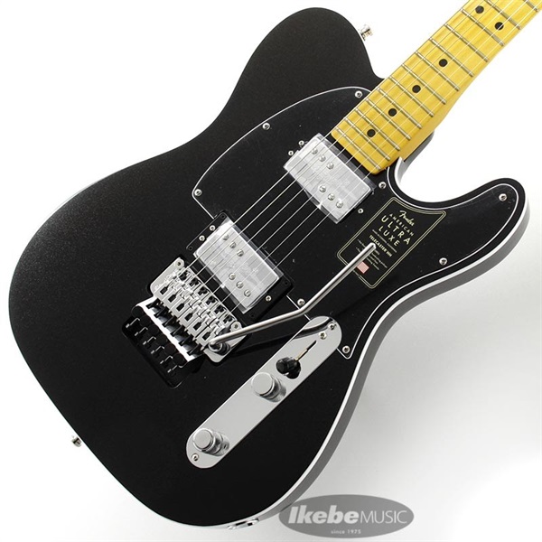 American Ultra Luxe Telecaster Floyd Rose HH (Mystic Black/Maple) 【The Spring Summer 2026 Campaign】の商品画像