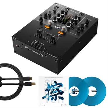 DJM-250MK2 + コントロールヴァイナルRB-VD2-CB + UDG製 USBタイプC-BケーブルSET 【rekordbox対応 2ch DJミキサー】