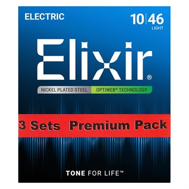 Electric Nickel Plated Steel with OPTIWEB Coating 3SET PACK #19052 (Light/10-46)