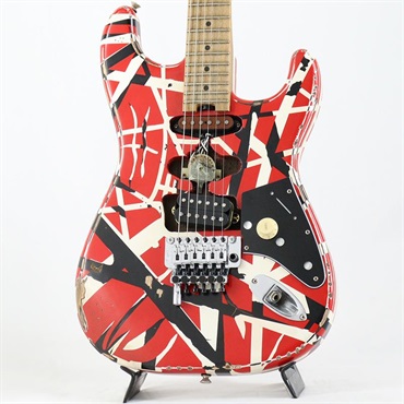 Striped Series Frankenstein Frankie (Red with Black Stripes Relic/Maple)