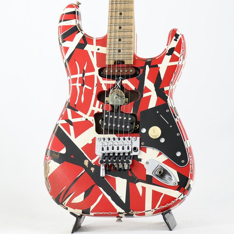 Striped Series Frankenstein Frankie (Red with Black Stripes Relic/Maple)の商品画像