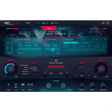 【みんなが選んだUJAM TOP15セール！】Virtual Guitarist CARBON(ユージャム)(ヴァーチャルギタリスト)(オンライン納品)(2時間以内に納品)