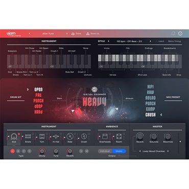 Virtual Drummer HEAVY 2(ユージャム)(ヴァーチャルドラマー)(オンライン納品)(2時間以内に納品)