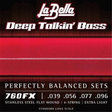 760FX / Flat Wound Stainless Steel Bass Strings