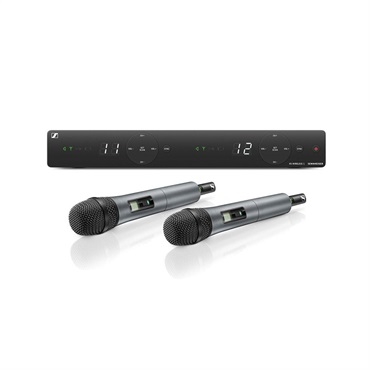 SENNHEISER XSW 1-825 DUAL-JB (ワイヤレスマイク)(2chボーカルセット)(SKM 825付属)(ゼンハイザー)(XS Wireless 1 Dual)