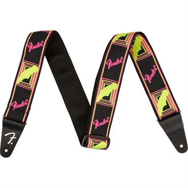 Fender USA 【生産完了品】NEON MONOGRAMMED STRAP (YELLOW/PINK) (#0990681304)