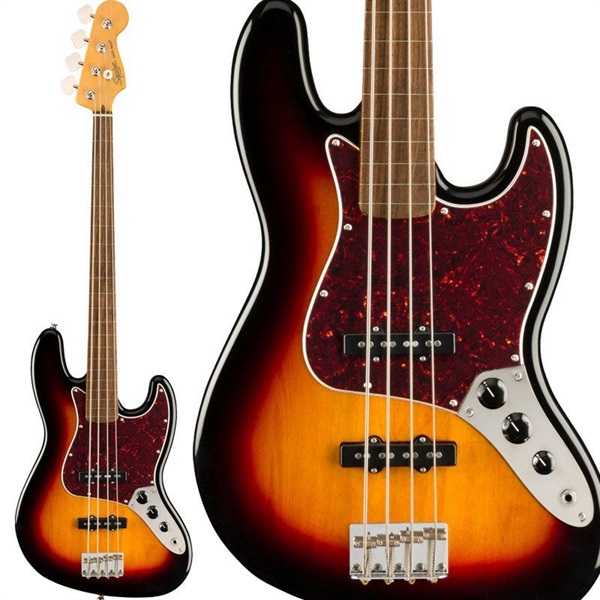 Classic Vibe '60s Jazz Bass Fretless Laurel Fingerboard (3-Color Sunburst)【値上げ前旧価格品】の商品画像