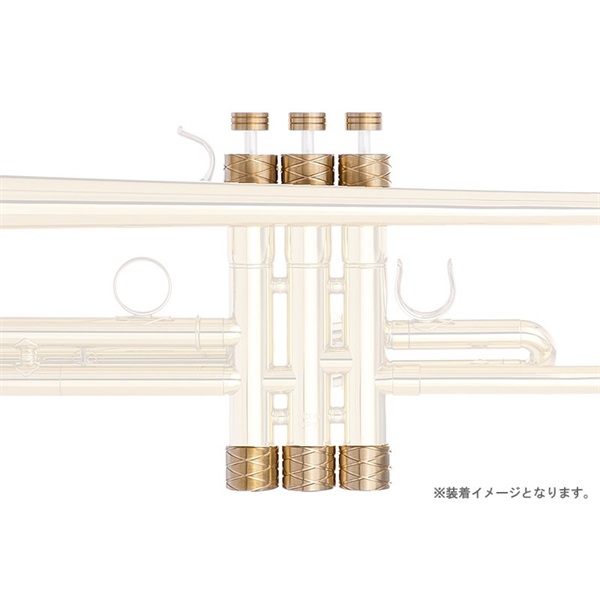 ケージーユー ブラス / トリムキット GRID Raw Brass YAMAHA トランペット用の商品画像