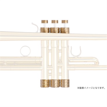 ケージーユー ブラス / トリムキット GRID Raw Brass Bach トランペット用
