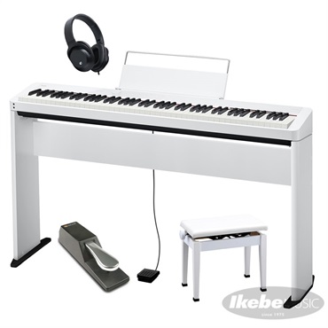 カシオ Privia PX-S1100WE+純正スタンド+高低自在イス+ダンパーペダルセット【代引不可】【沖縄・離島送料別途見積】(電子ピアノ)