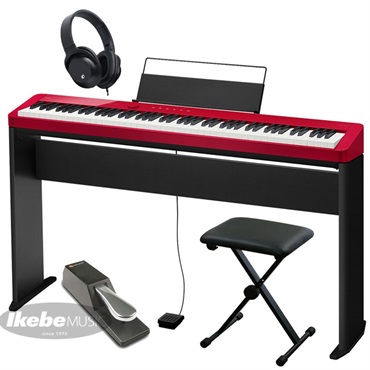 カシオ Privia PX-S1100RD+純正スタンド+X型イス+ダンパーペダルセット【代引不可】【沖縄・離島送料別途見積】(電子ピアノ)