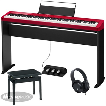 カシオ Privia PX-S1100RD+純正スタンド+高低自在イス+3本ペダルセット【代引不可】【沖縄・離島送料別途見積】(電子ピアノ)