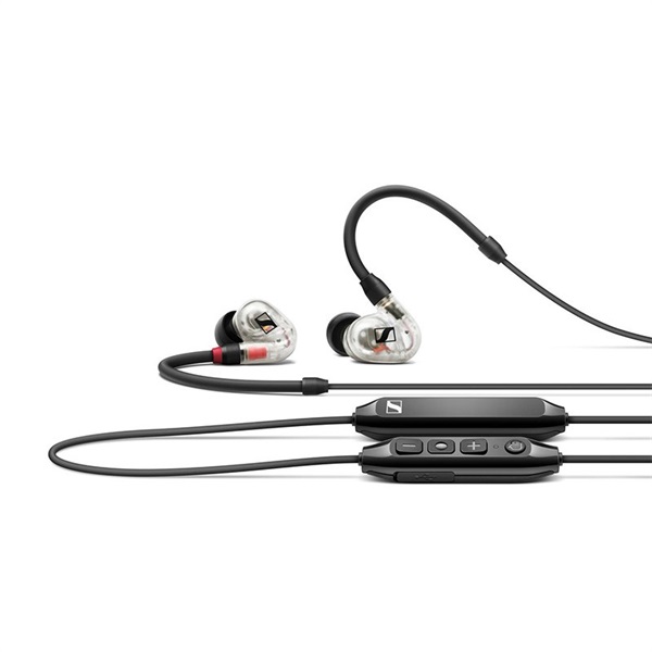 【夏先取り大特価セール】IE 100 PRO WIRELESS CLEAR(Bluetooth・ワイヤレスイヤフォン)(有線イヤホン接続用・ストレートケーブル1.3ｍ付属)(クリア)(ゼンハイザー)の商品画像