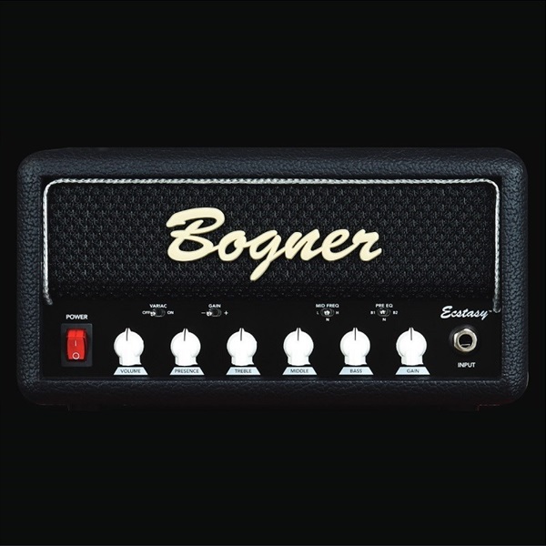 Ecstasy Mini Head 【Black Tolex/Black Grill/Silver Piping [White knobs]】（ボグナー）の商品画像