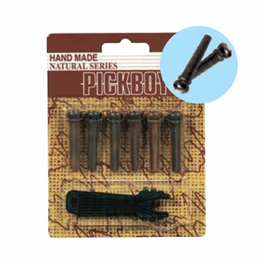 PICK BOY 【半期決算セール】BP-150RW（ローズウッド）【アコースティックギター用ブリッジピン】