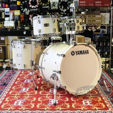 Absolute Hybrid Maple 4pc Drum Kit - Polar White [AMB2016 PWH ＋ AMP4F3 PWH]