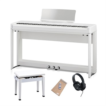 ES920W(ホワイト)+専用スタンド+専用3本ペダルユニット+日本製高低自在イスセット【ヘッドホン付】【代引不可】【沖縄・離島送料別途見積】(電子ピアノ)