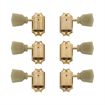 【夏先取り大特価セール】Deluxe Green Key Tuner Set (Vintage Gold) [PMMH-020]