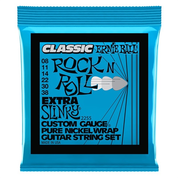 【夏先取り大特価セール】Extra Slinky Classic Rock n Roll Pure Nickel Wrap Electric Guitar Strings #2255の商品画像