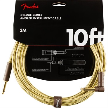 Fender USA DELUXE SERIES CABLE 10feet S/L (TWEED)(#0990820091)