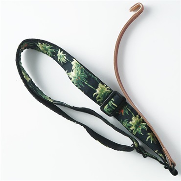 Leather Hook Ukulele Straps ヤシの木 【ウクレレストラップ】