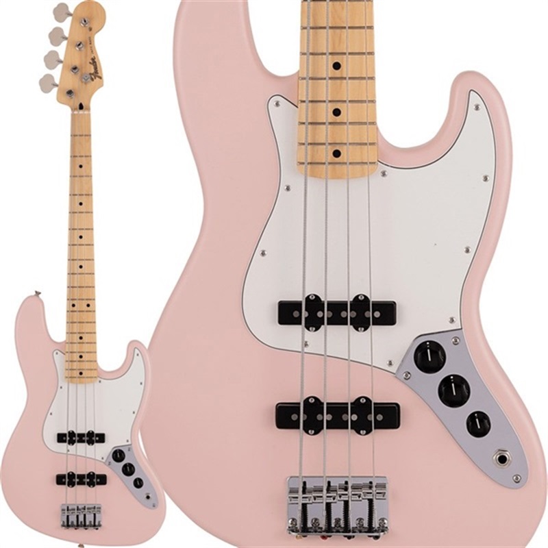 【入荷待ち、ご予約受付中】 Junior Collection Jazz Bass (Satin Shell Pink/Maple)の商品画像