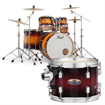 Decade Maple Ready Set Go シンバル付きドラムフルセット ～Two Crash Cymbal Version～ - Gloss Deep Red Burst [DMP825S/C-2CSN #261]【お取り寄せ品】