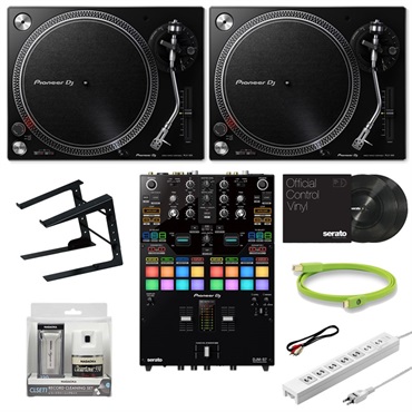 PLX-500-K + DJM-S7 スクラッチDJ入門10点セット 【無償ダウンロード版Serato DJ Pro & rekordbox対応】