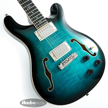 P.R.S. SE Hollowbody II Piezo (Peacock Blue Burst)