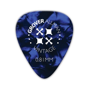 Vintage Celluloid Pro Picks 0.81mm [Blue]