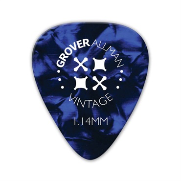 Vintage Celluloid Pro Picks 1.14mm [Blue]