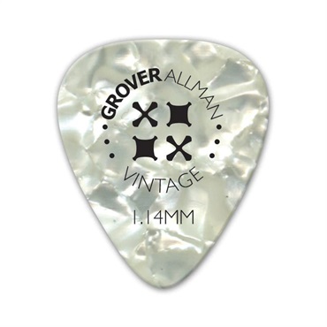 Vintage Celluloid Pro Picks 1.14mm [White]