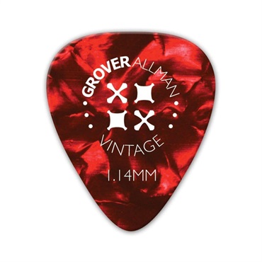 Vintage Celluloid Pro Picks 1.14mm [Red]