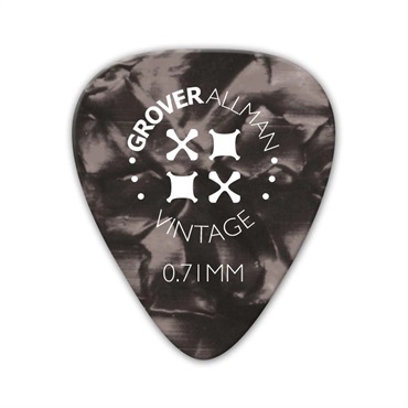 Vintage Celluloid Pro Picks 0.71mm [Grey]