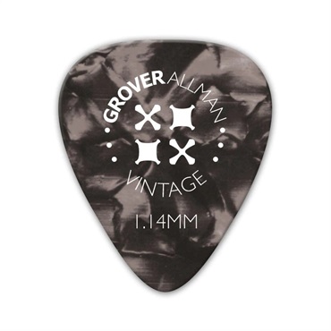 Vintage Celluloid Pro Picks 1.14mm [Grey]