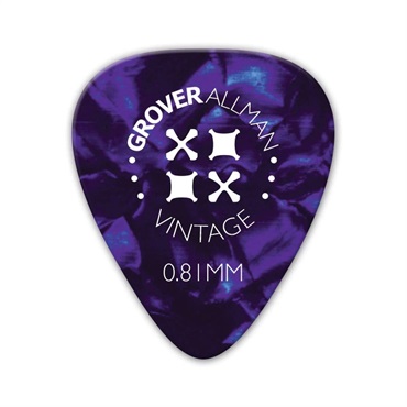 Vintage Celluloid Pro Picks 0.81mm [Purple]