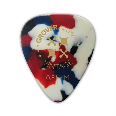 Vintage Celluloid Pro Picks 0.81mm [Confetti]