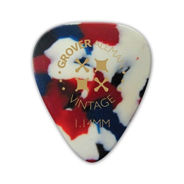 Grover Allman Vintage Celluloid Pro Picks 1.14mm [Confetti]