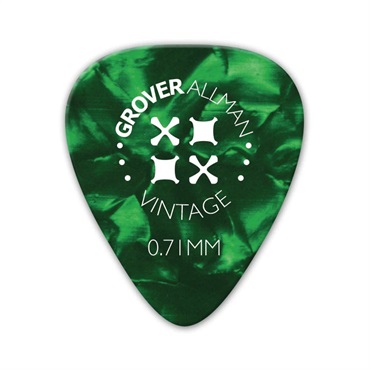 Vintage Celluloid Pro Picks 0.71mm [Green]