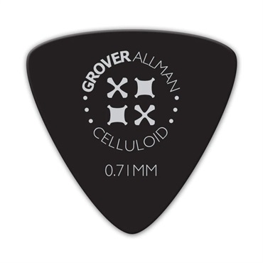 Celluloid Large Triangle Pro Picks 0.71mm [Black]