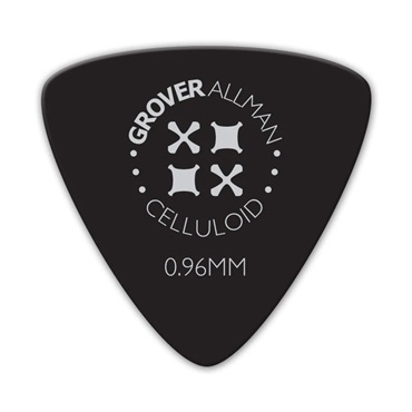 Celluloid Large Triangle Pro Picks 0.96mm [Black]