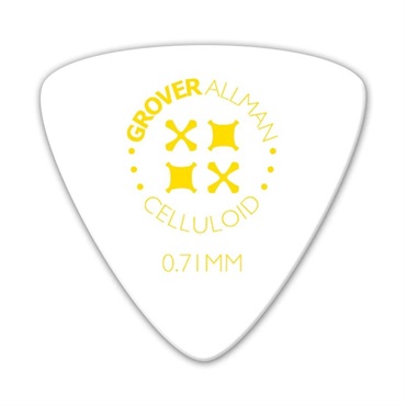 Celluloid Large Triangle Pro Picks 0.71mm [White]