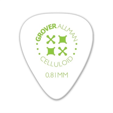 Celluloid Standard Pro Picks 0.81mm [White]