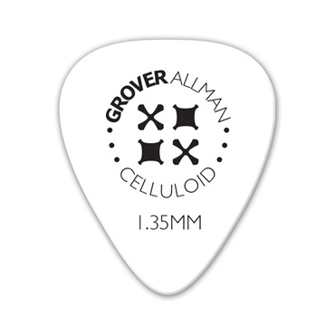 Celluloid Standard Pro Picks 1.35mm [White]
