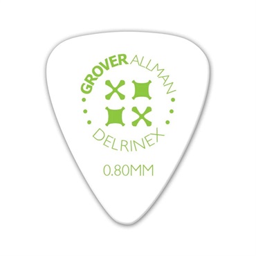 Delrinex ISO Pro Picks 0.80mm [White]